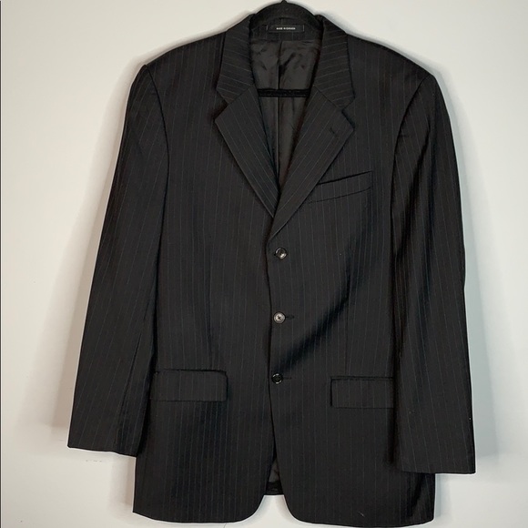 Club Room Other - Club room wool black pin stripe suit jacket 42L